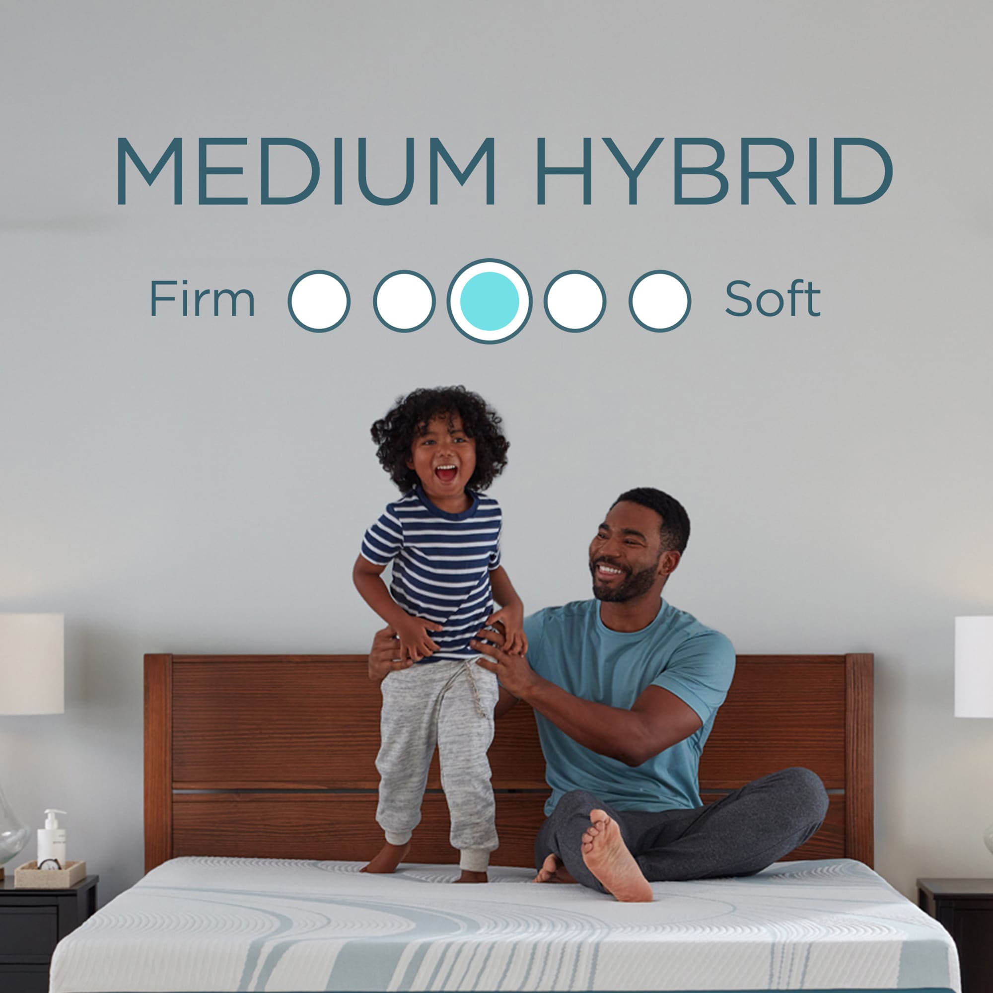 Tempur-Pedic Adapt 2.0 Medium Hybrid Queen Size Mattress, , hires
