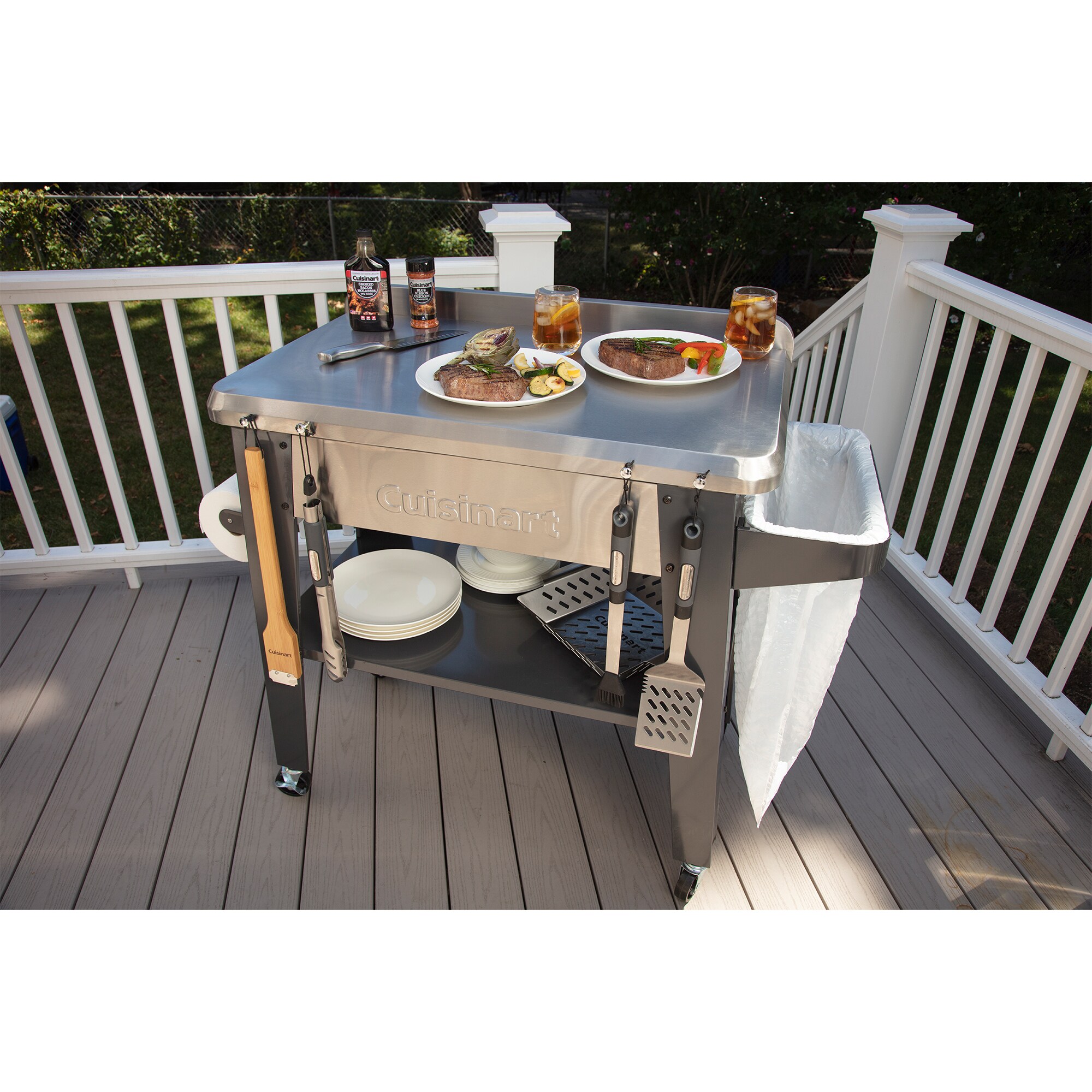 Cuisinart Outdoor Stainless Steel Grill Prep Table, , hires