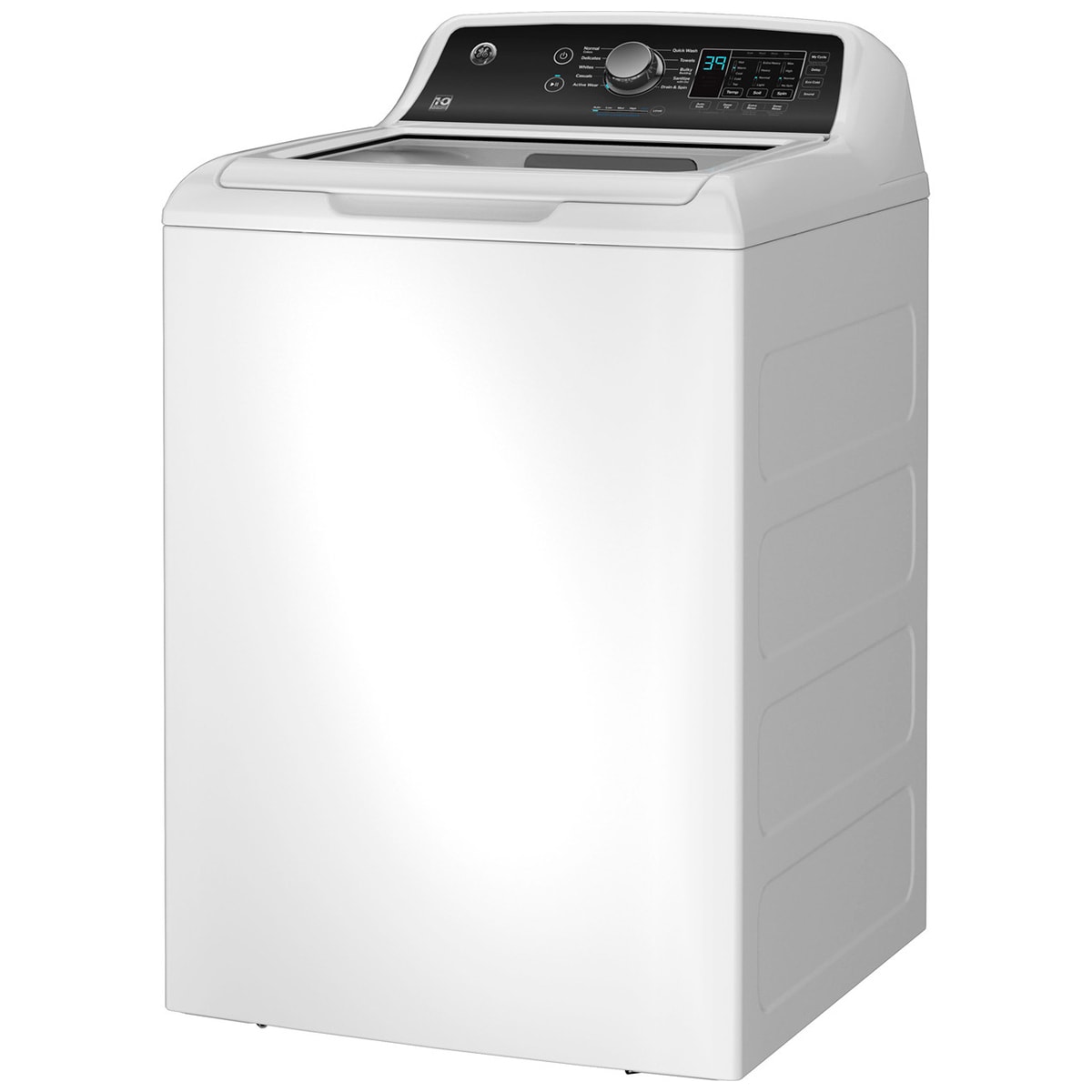 GE 27 in. 4.5 cu. ft. Top Load Washer with Agitator & Sanitize with Oxi - White, , hires