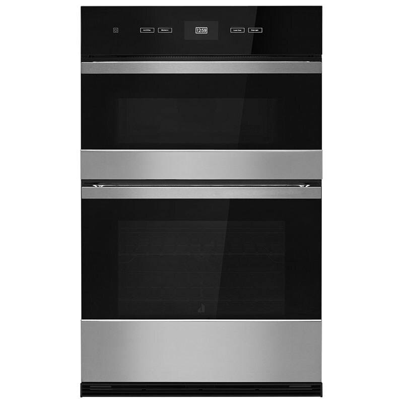 JennAir Noir 27 in. 5.7 cu. ft. Speed Electric Microwave/Wall Oven Combo with Standard Convection & Sensor Cooking - Floating Glass Black, , hires