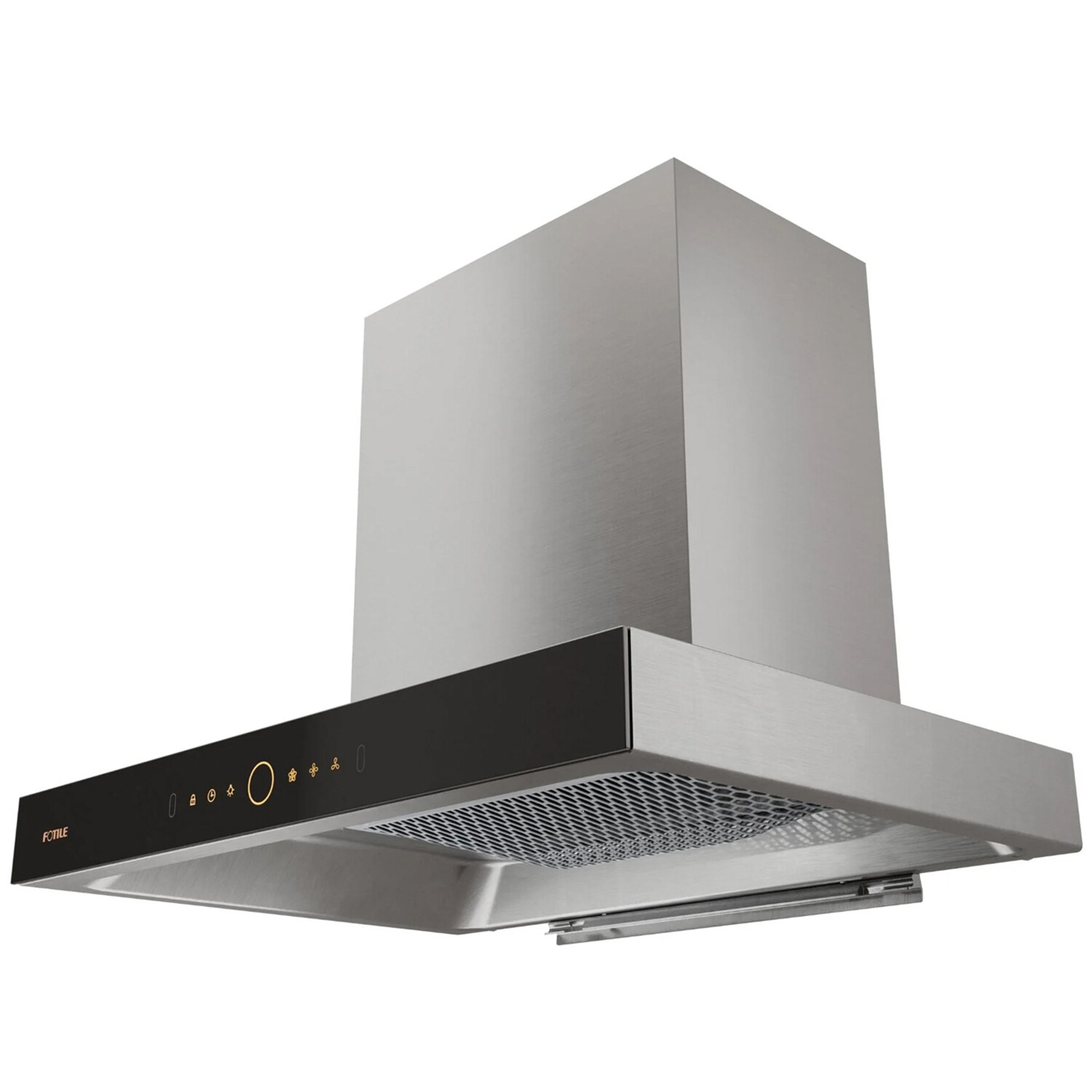 Fotile 30 in. Perimeter Series Chimney Style Range Hood with 4 Speed Settings, 1200 CFM & 2 LED Lights - Black, , hires