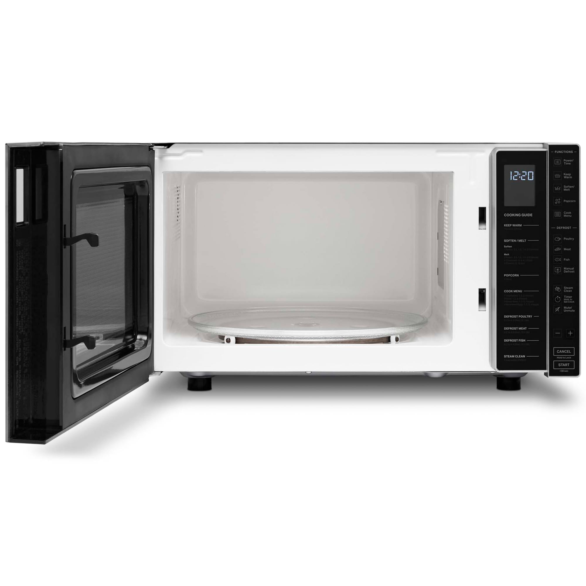 Whirlpool 21 in. 1.1 cu. ft. 900W Countertop Microwave - Silver, Silver, hires