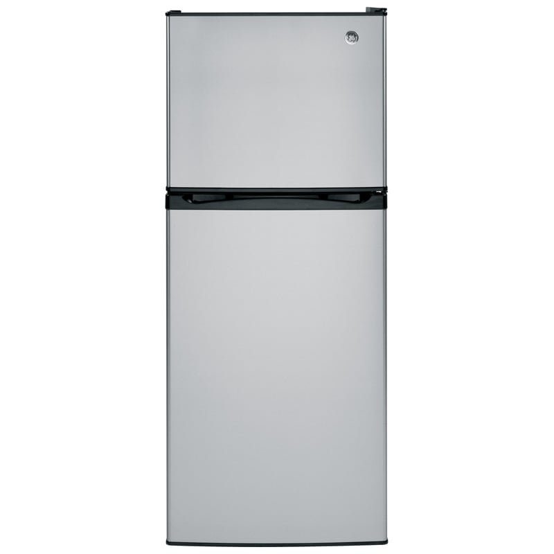 GE 24 in. 11.6 cu. ft. Top Freezer Refrigerator - Stainless Steel, Stainless Steel, hires