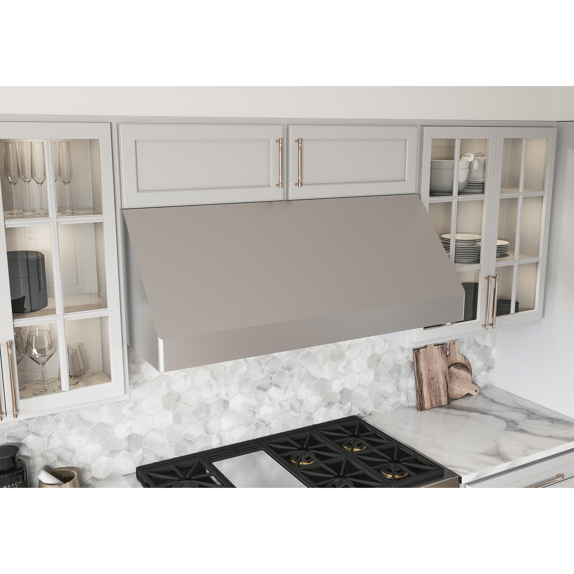 Zephyr Tempest II Series 42 in. Convertible Canopy Pro Style Range Hood