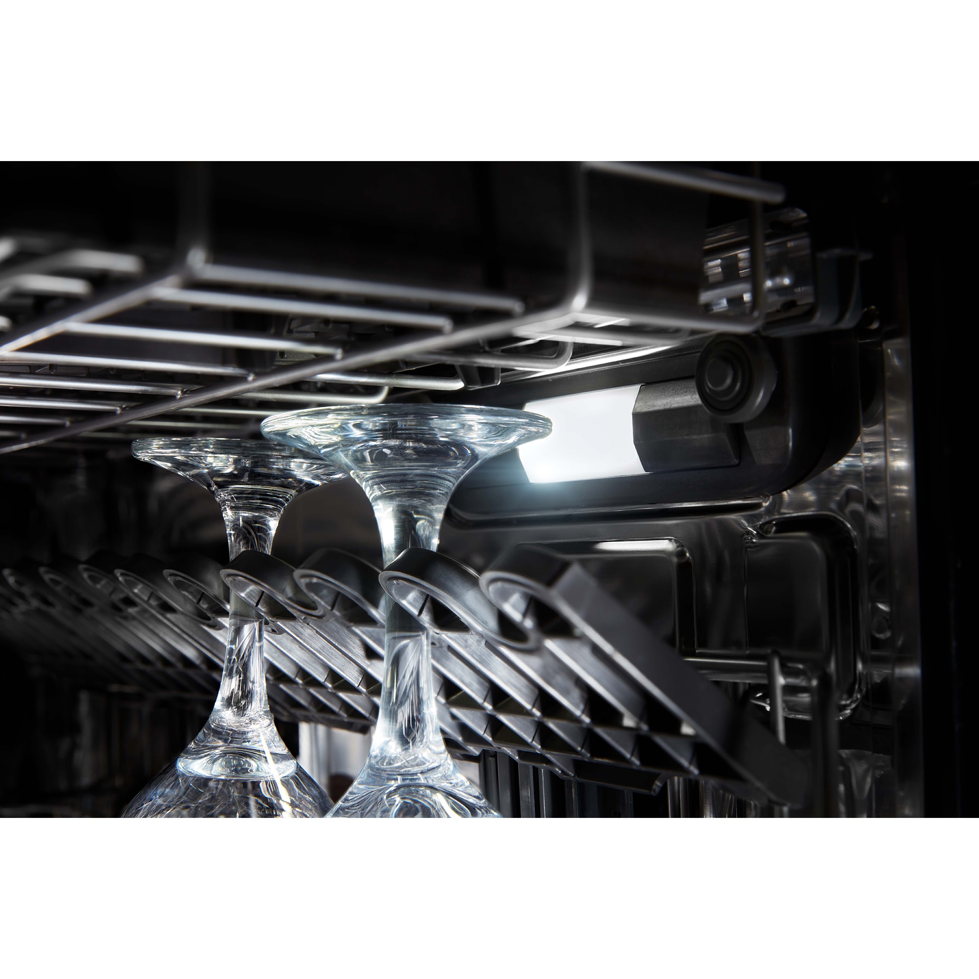 KitchenAid 24 in. Top Control Flush-Mount Dishwasher with 39 dBa Sound Level & 3rd-Rack - Custom Panel Ready, Custom Panel Required, hires