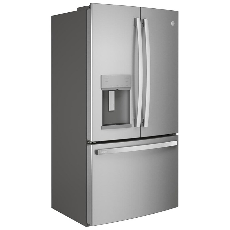 GE Profile 36 in. 22.1 cu. ft. Built-In Counter Depth French Door Refrigerator with Ice & Water Dispenser - Fingerprint Resistant Stainless, Fingerprint Resistant Stainless, hires