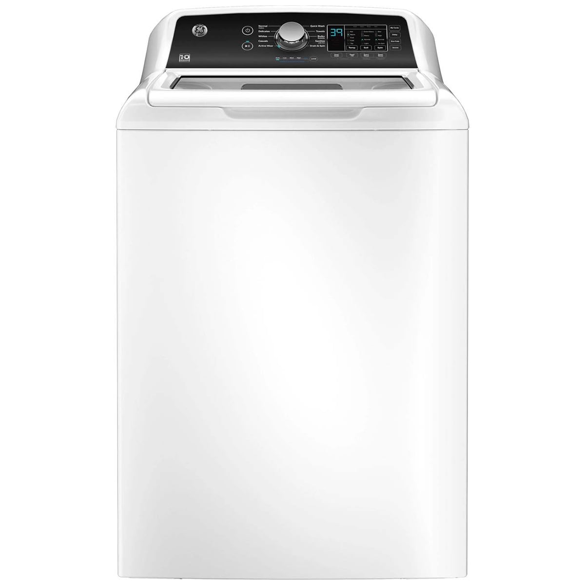 GE 27 in. 4.5 cu. ft. Top Load Washer with Agitator & Sanitize with Oxi - White, , hires