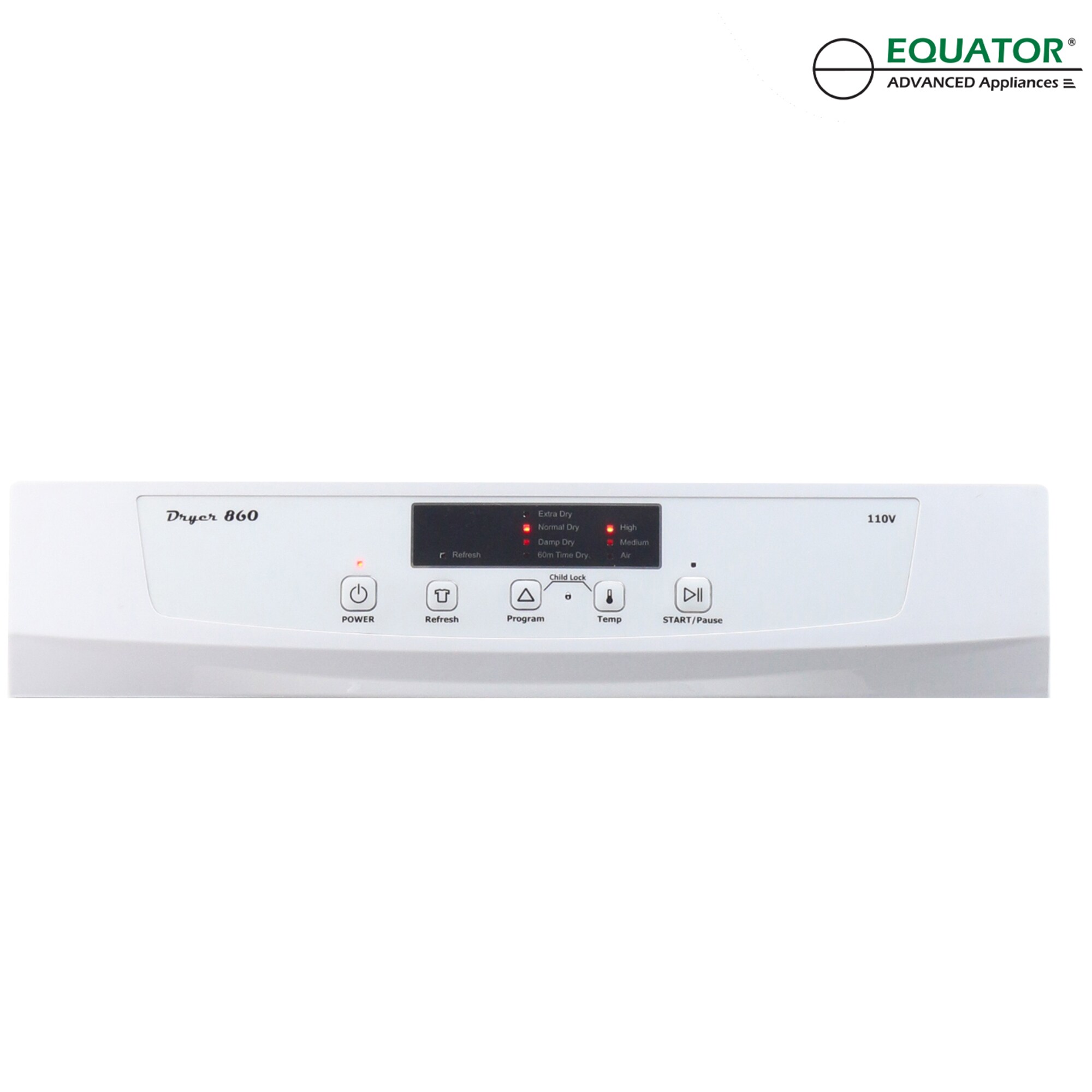 Equator 24 in. Stackable Front Load Washer & Dryer Set with 1.6 cu. ft