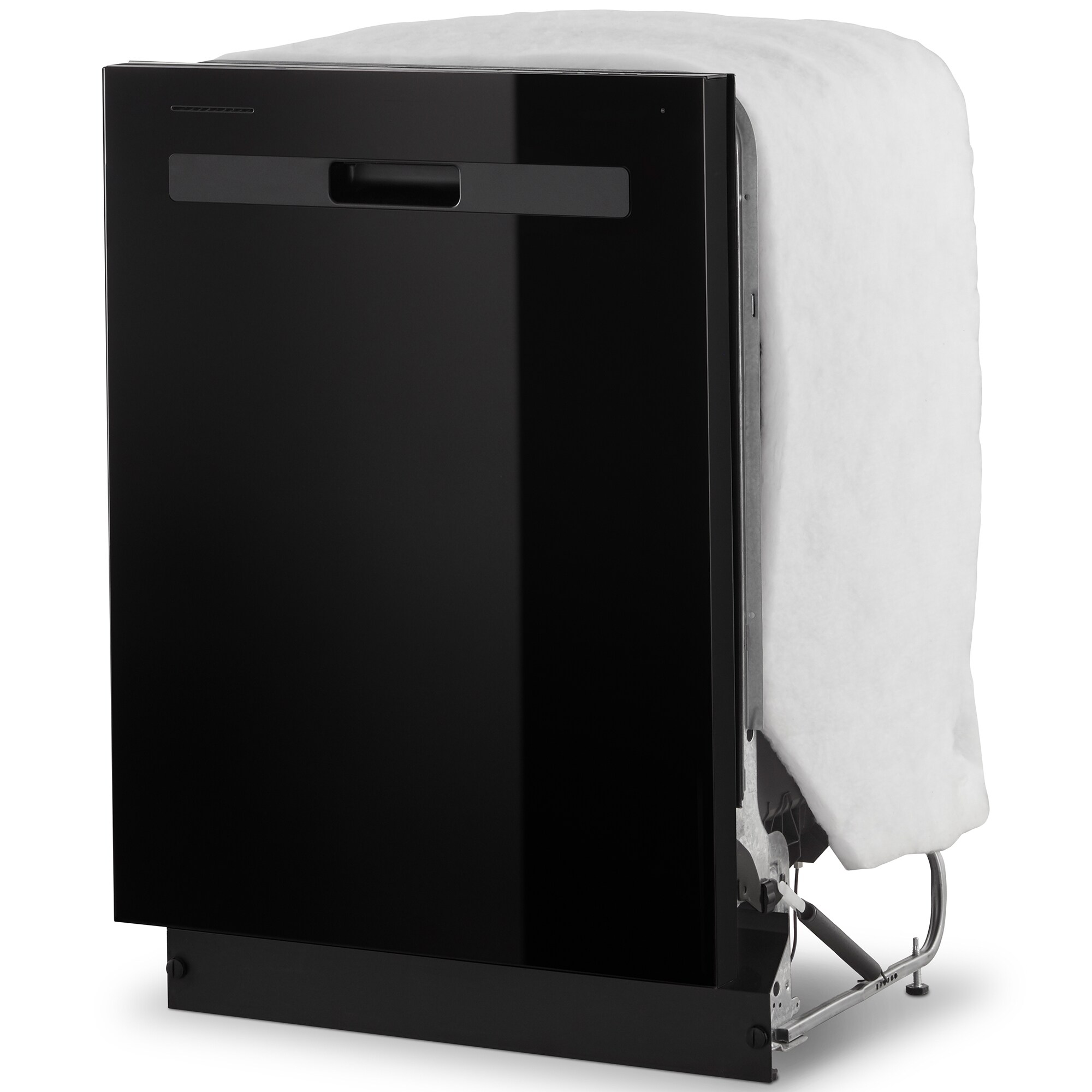 Whirlpool 24 in. Top Control Dishwasher with 55 dBa Sound Level & Pocket - Black, Black, hires