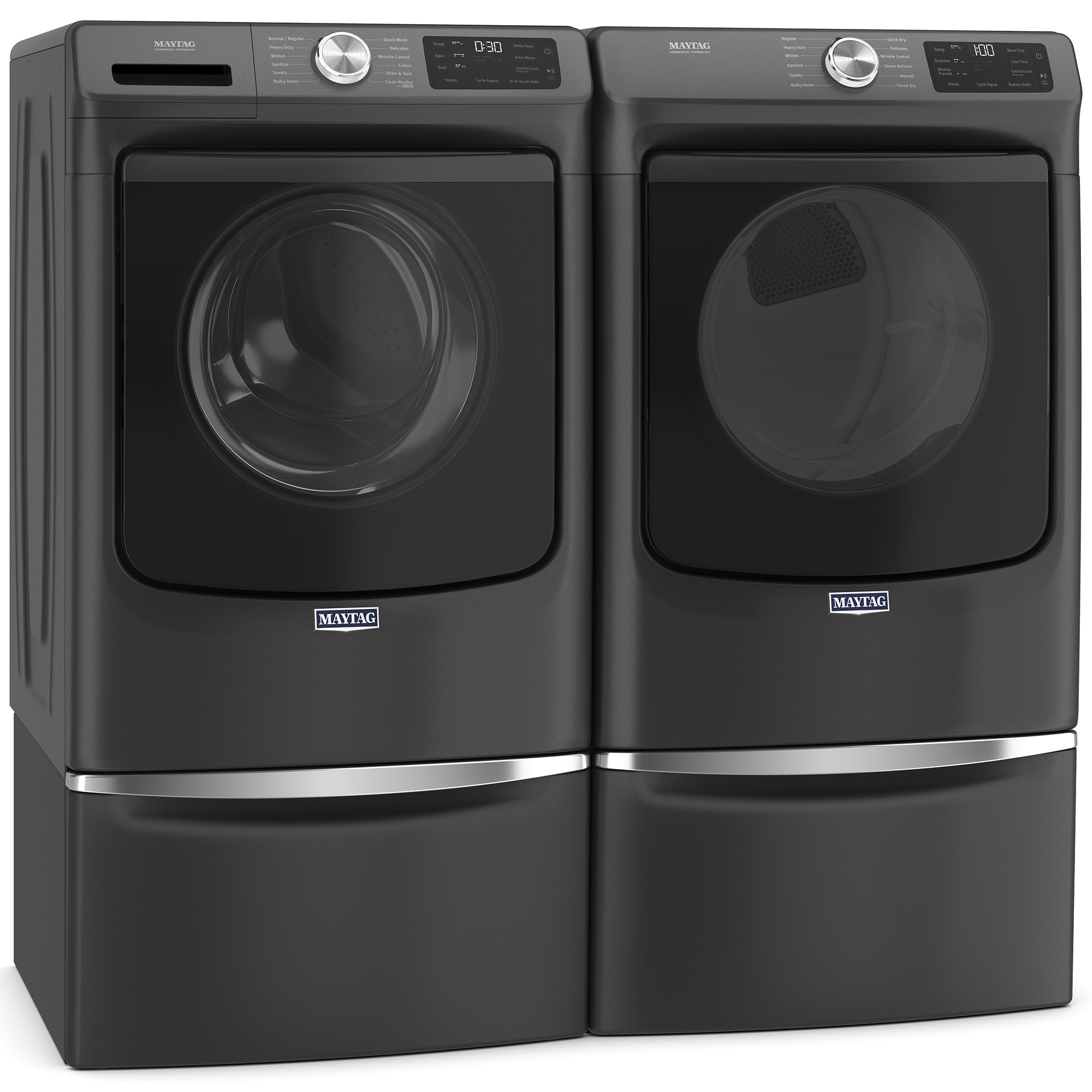 Maytag 27 in. 7.3 cu. ft. Stackable Electric Dryer with Extra Power