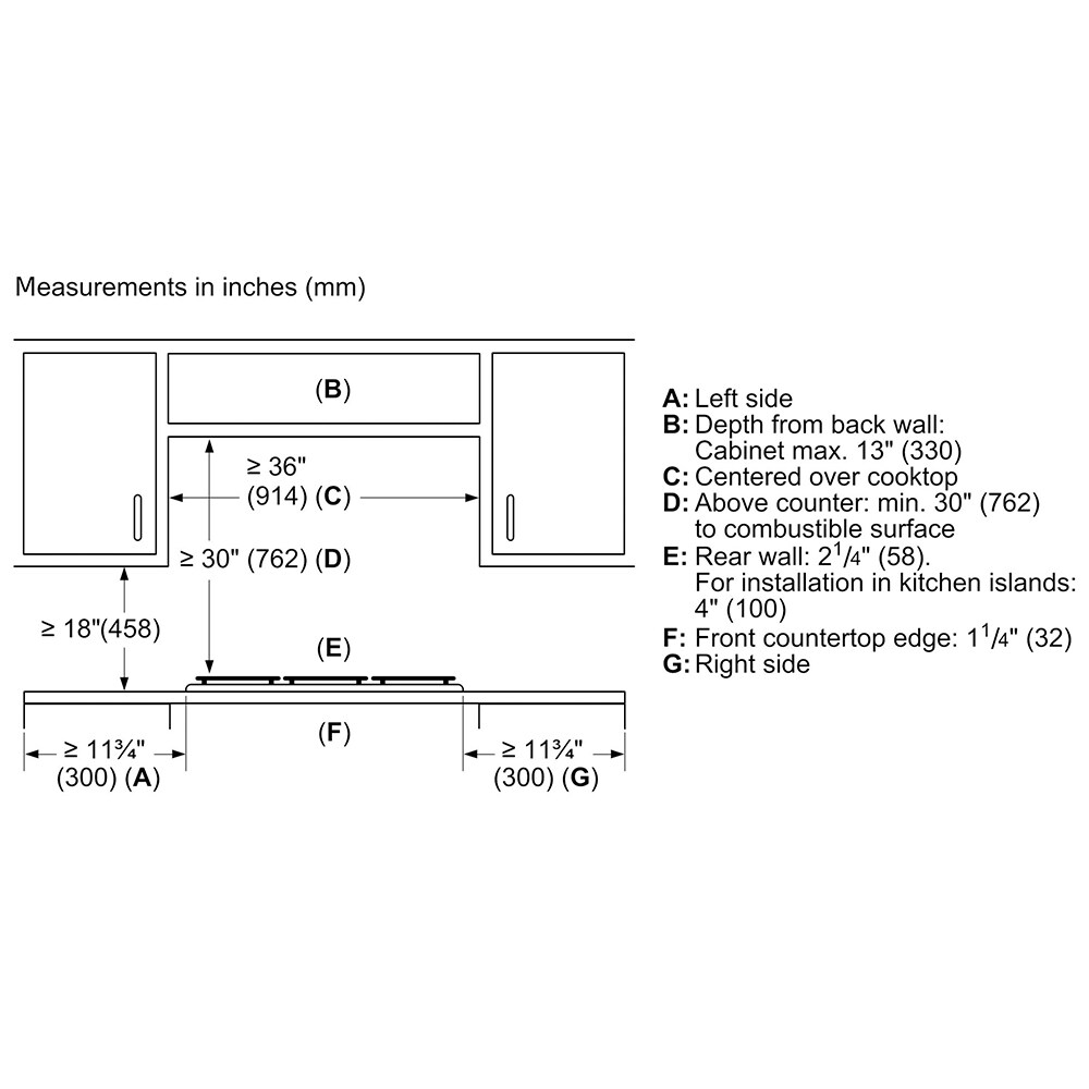 Bosch Benchmark Series 36" Gas Cooktop with 5 Sealed Burners Dark
