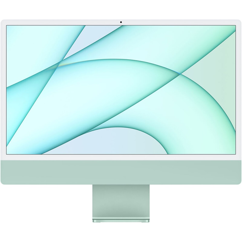 Apple iMac with 4.5K Retina Display, Apple M1 8-core, 8GB RAM, 512GB SSD, Apple 8-core GPU, MacOS - Green (MGPJ3LL-A)