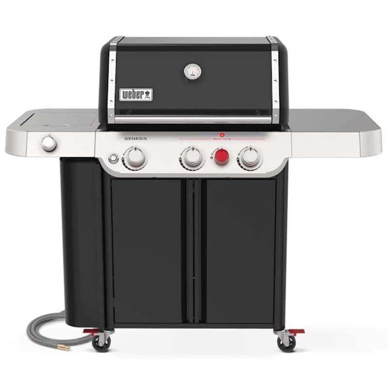 Weber Genesis E-335 Series 3-Burner Natural Gas Grill with Side Burner & Sear Burner - Black, , hires
