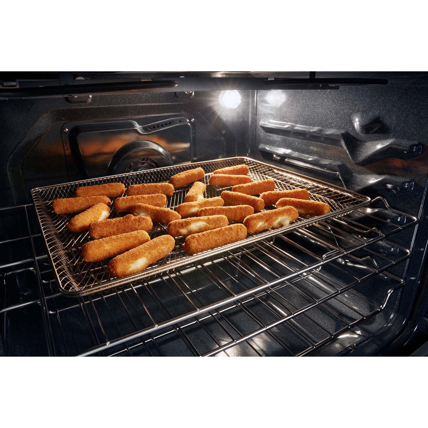 Whirlpool 30 in. 5.3 cu. ft. Smart Air Fry True European Convection Electric Range with Radiant Burners - White, White, hires