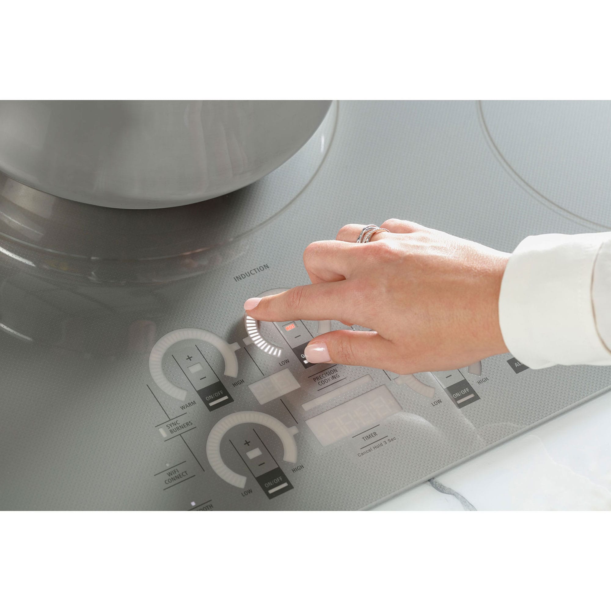 Monogram 30 in. 4-Burner Smart Induction Cooktop with Power Burner - Graphite Black, , hires