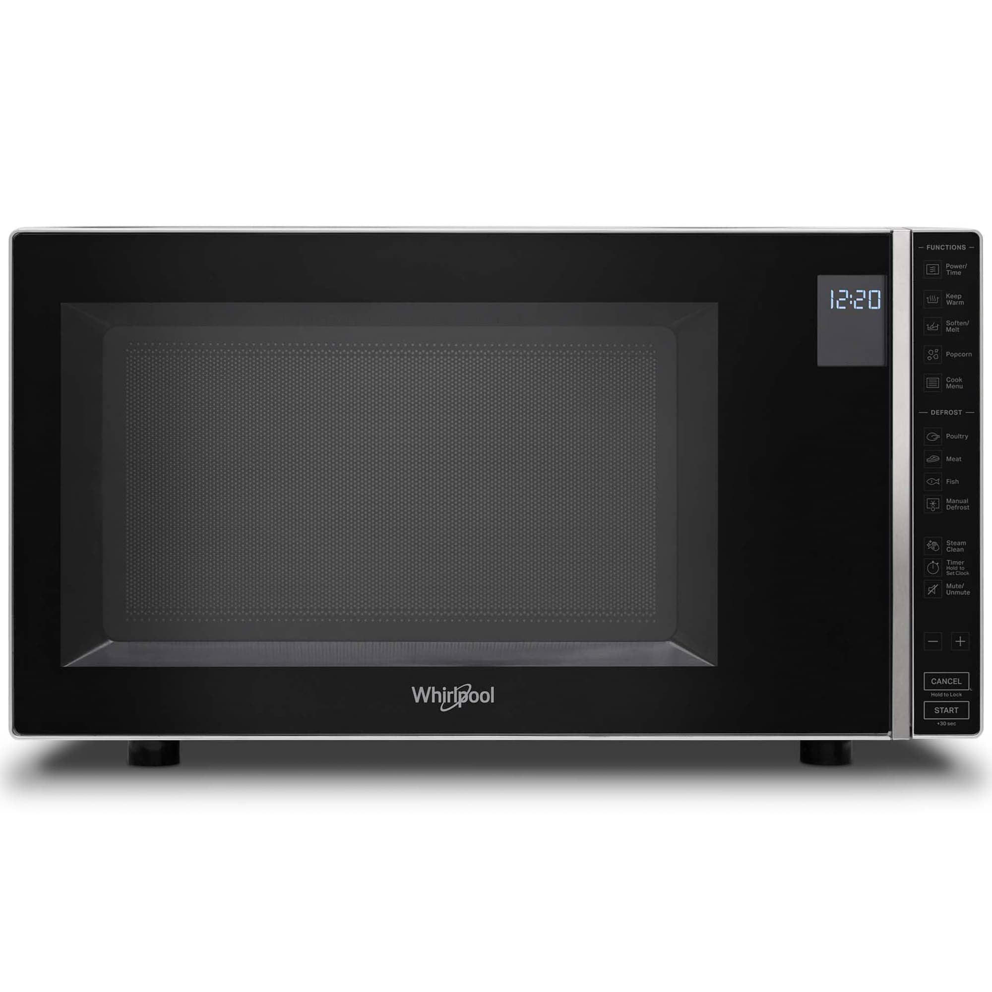 Whirlpool 21 in. 1.1 cu. ft. 900W Countertop Microwave - Silver, Silver, hires