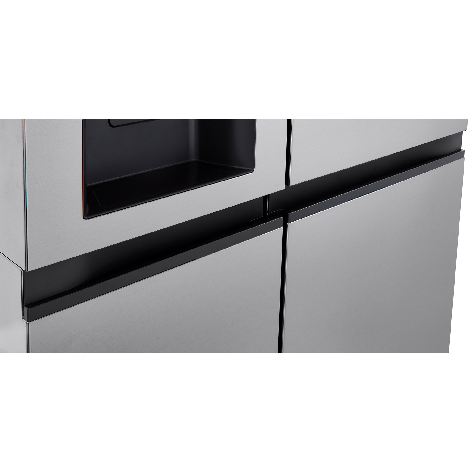 LG 36 in. 23.0 cu. ft. Counter Depth Side by Side Refrigerator with Ice & Water Dispenser - PrintProof Stainless Steel, , hires