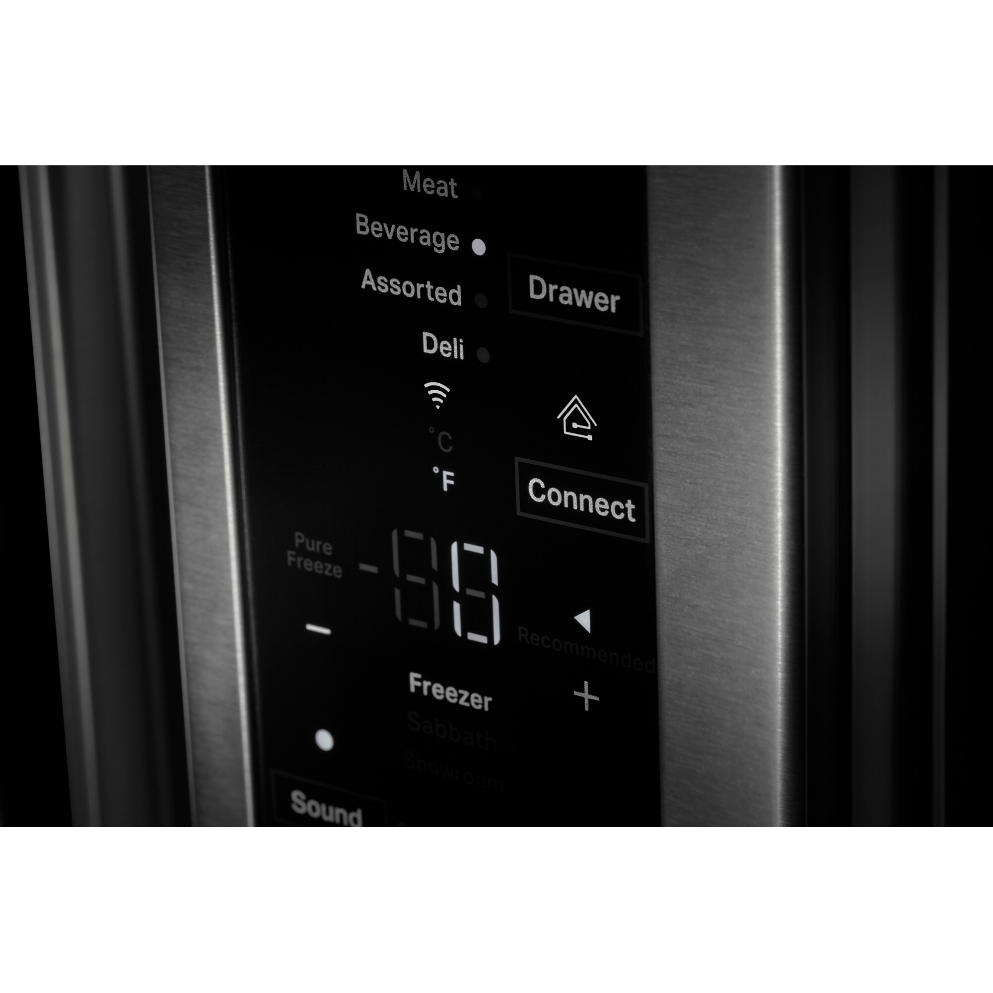 JennAir Rise 36 in. 23.8 cu. ft. Smart Counter Depth French Door Refrigerator with Ice & Water Dispenser - Stainless Steel, , hires