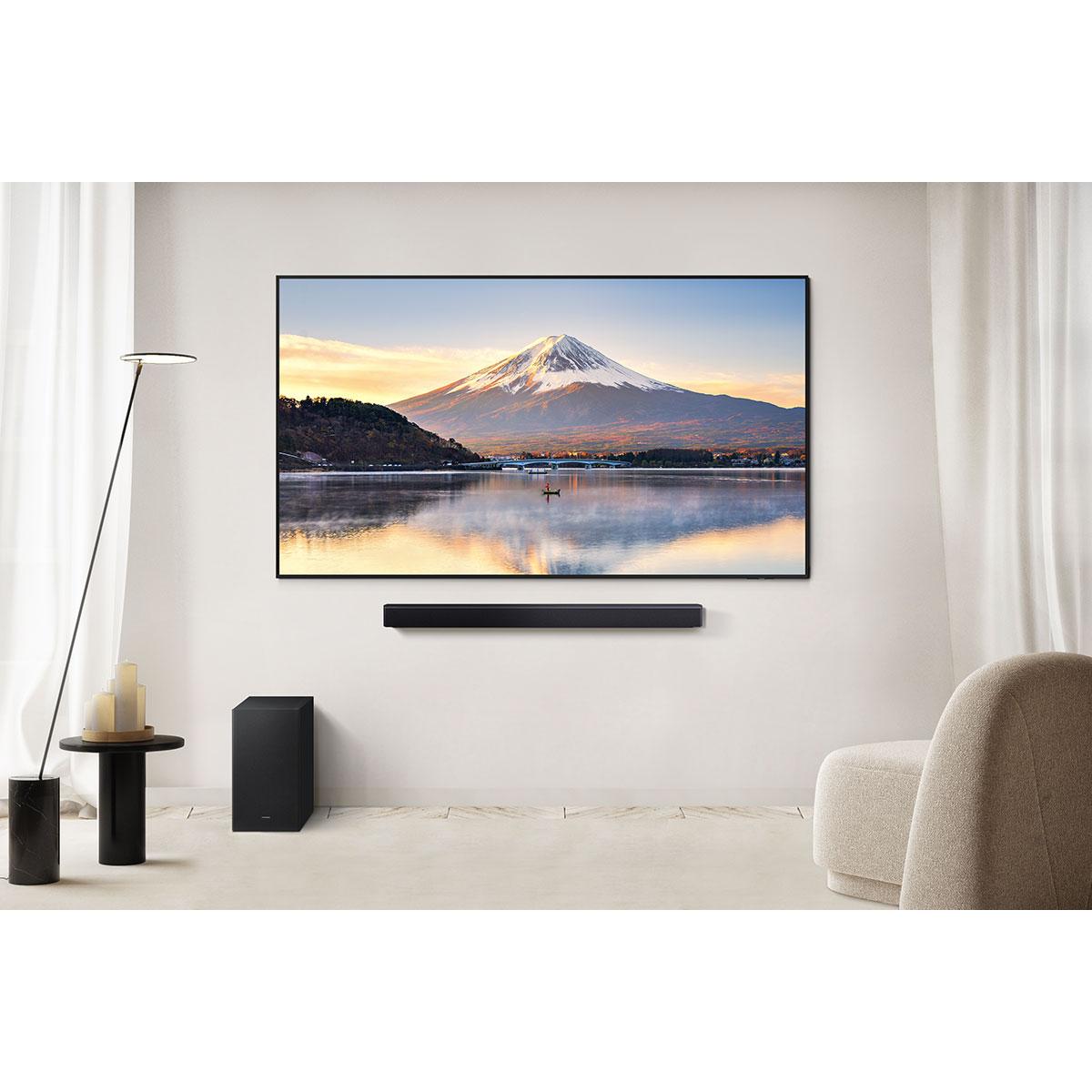Samsung B-Series 2.1 Channel Sound Bar with Bluetooth & Wireless Subwoofer - Titan Black, , hires