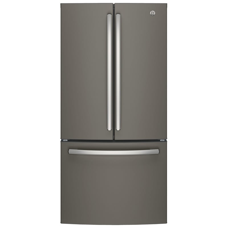 GE 33 in. 24.7 cu. ft. French Door Refrigerator with Internal Water Dispenser - Fingerprint Resistant Slate, Slate, hires