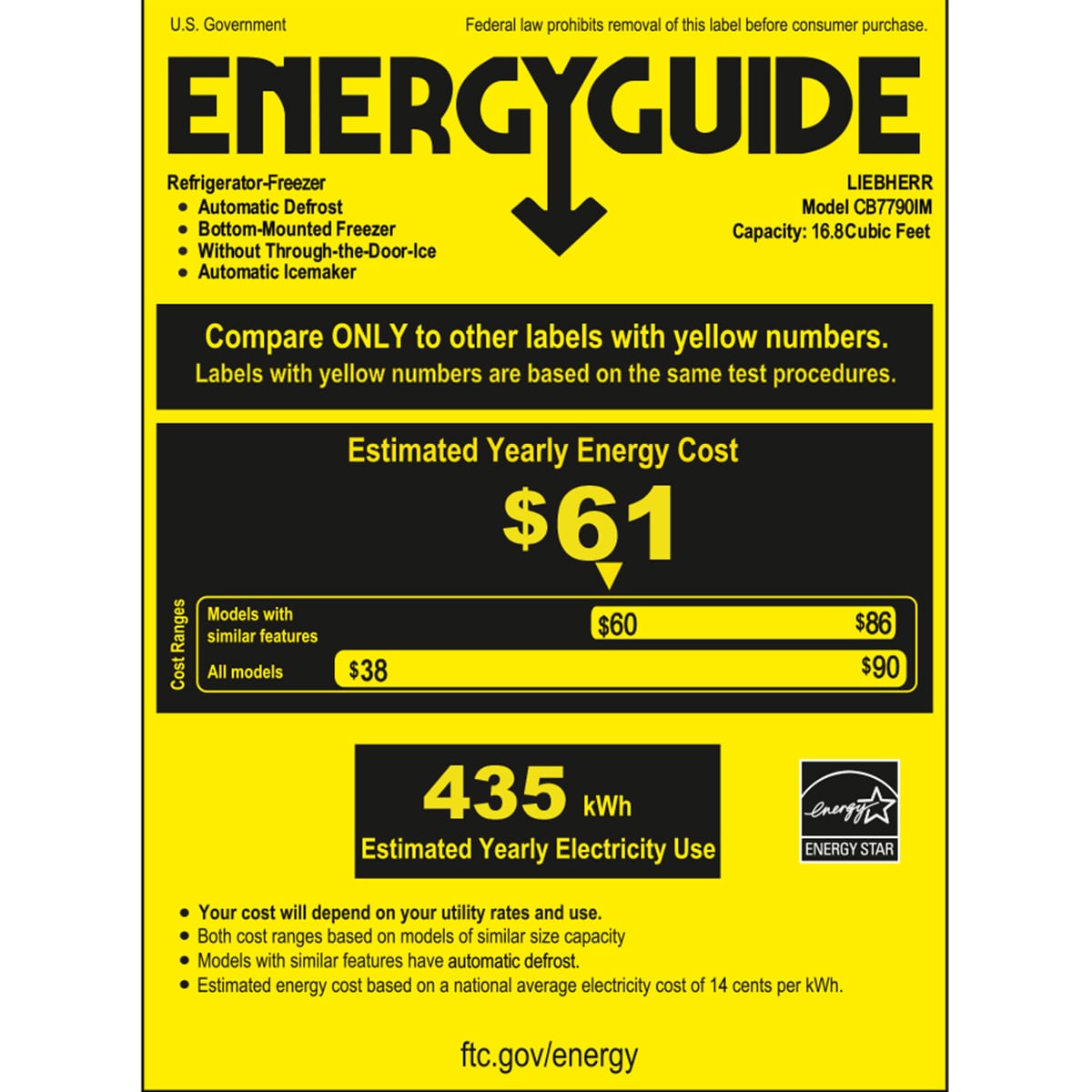 Liebherr Peak 30 in. 16.8 cu. ft. Smart Counter Depth Bottom Freezer Refrigerator with Internal Water Dispenser - Stainless Steel, , hires