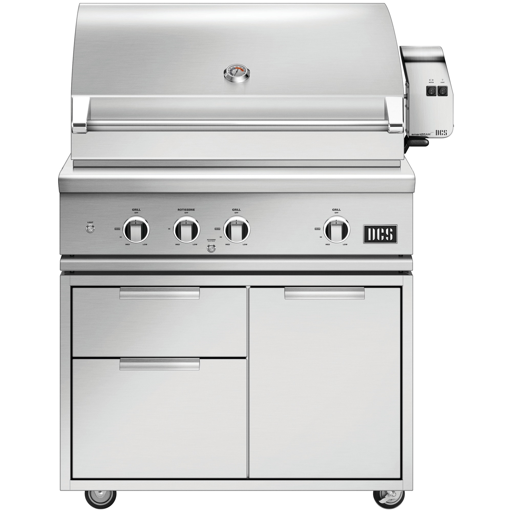 DCS 36" Evolution Series BuiltIn 3Burner Natural Gas Grill with