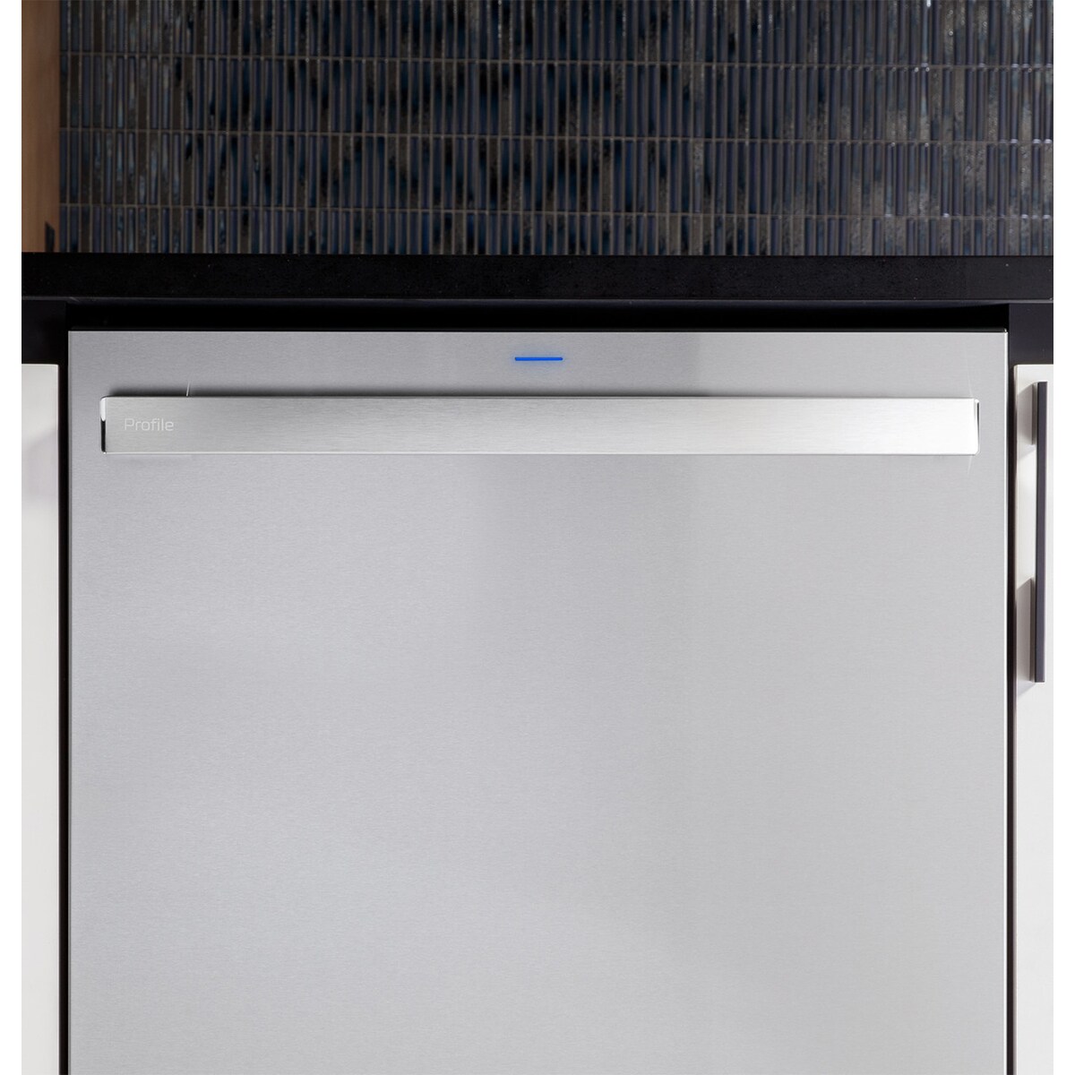 GE Profile 24 in. Top Control Flush-Mount Smart Dishwasher with 44 dBa Sound Level, 3rd-Rack & Dry Boost - Fingerprint Resistant Stainless, , hires