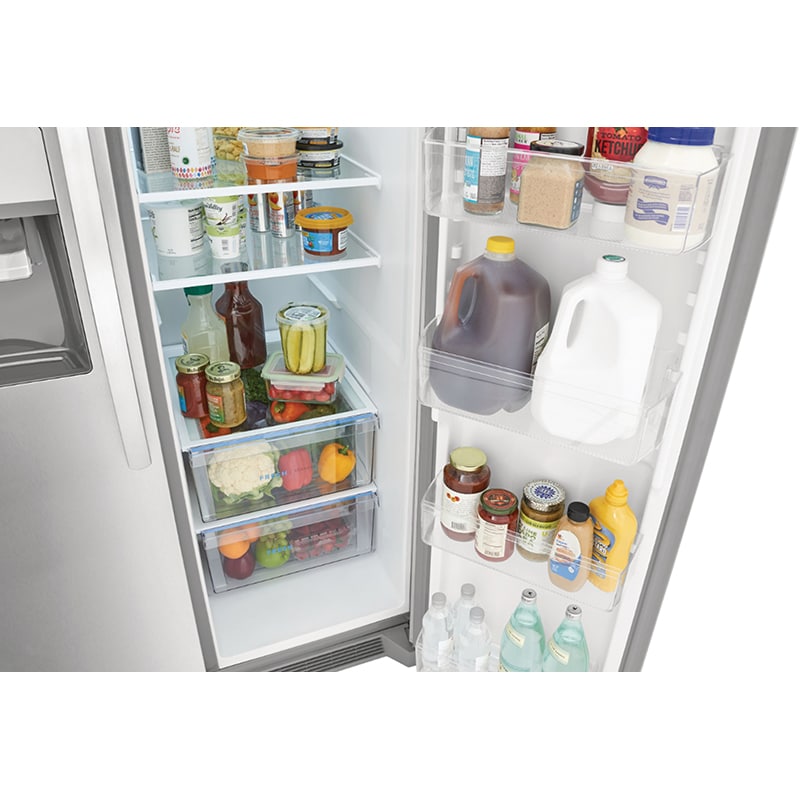 Frigidaire 36 in. 25.6 cu. ft. SidebySide Refrigerator With External