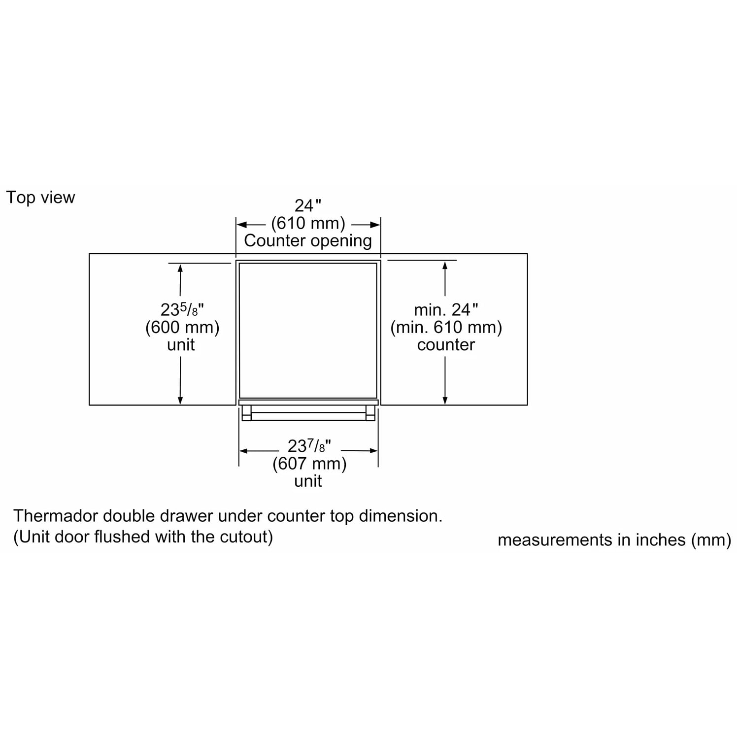 Thermador 24 in. 4.4 cu. ft. Double Refrigerator Drawers with Professional handles - Stainless Steel, , hires