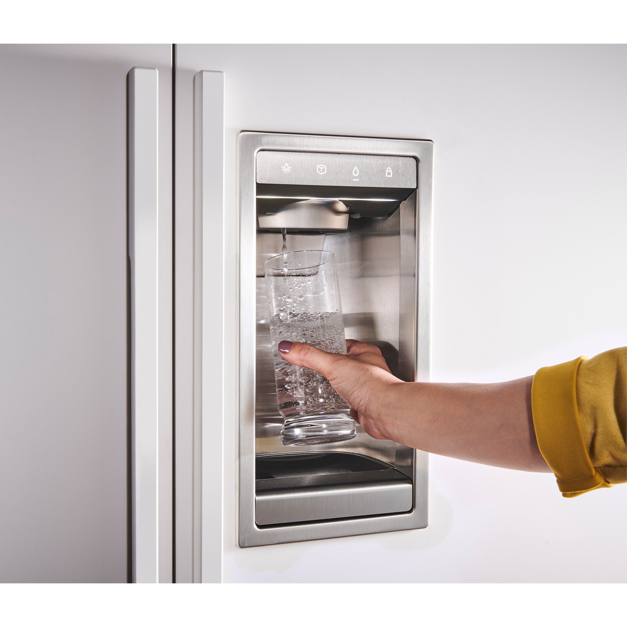 Sub-Zero Classic 42 in. 23.9 cu. ft. Built-In Smart Counter Depth Side-by-Side Refrigerator with Ice & Water Dispenser - Custom Panel Ready, , hires