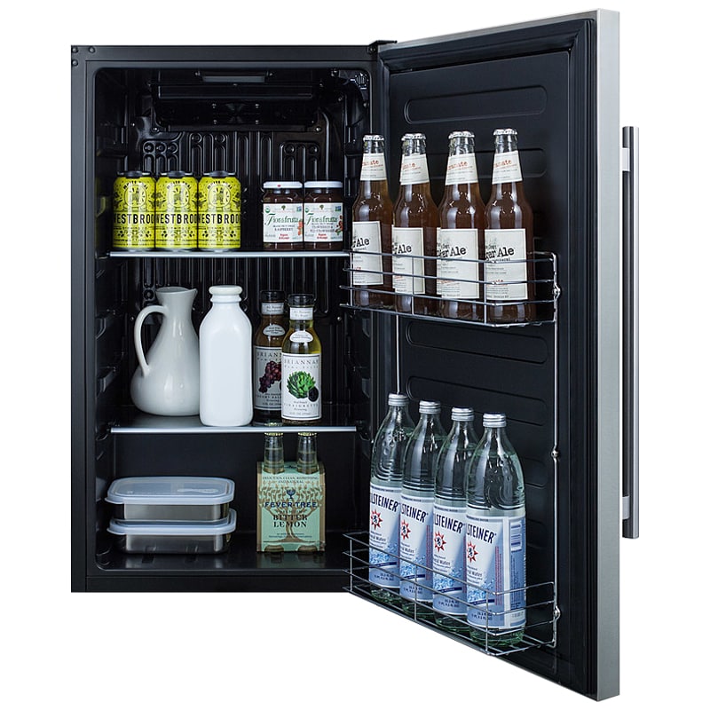 Summit 19 in. 3.1 cu. ft. ADA Compliant Outdoor Undercounter Refrigerator - Stainless Steel, , hires