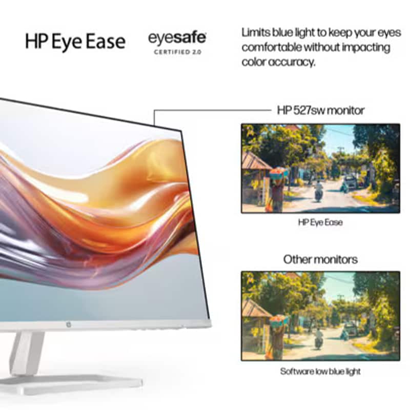 HP Series 5 27 inch FHD White Monitor - 527sw, , hires