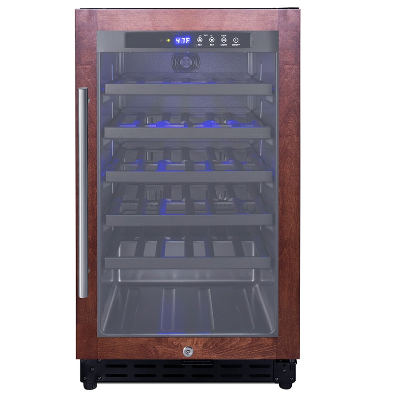 Summit 18 in. Undercounter Wine Cooler with Single Zone & 34 Bottle