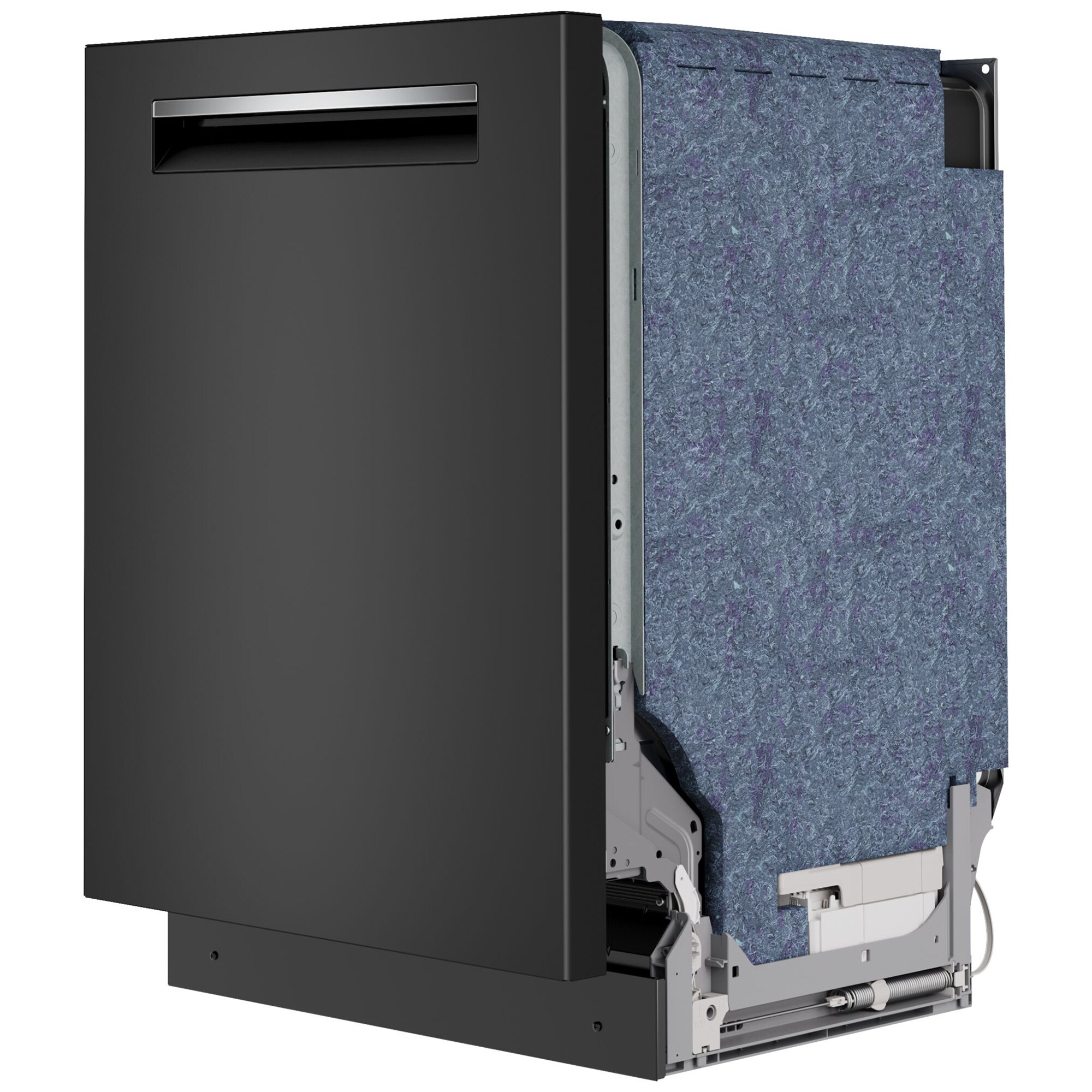 Bosch 500 Series 24 in. Top Control Smart Dishwasher with 44 dBA Sound Level, 3rd Rack, AutoAir & Pocket Handle - Black, , hires