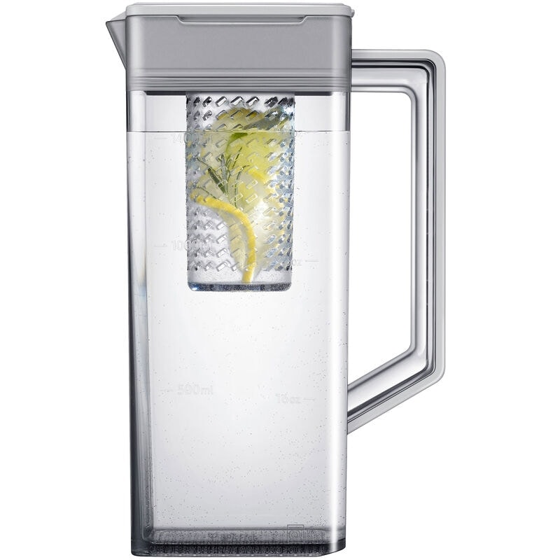 Samsung Bespoke 36 in. 22.6 cu. ft. Smart Counter Depth Side-by-Side Refrigerator with Internal Water Dispenser - Stainless Steel, Stainless Steel, hires