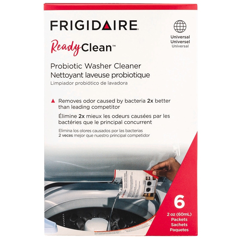 Frigidaire ReadyClean Probiotic Washer Cleaner 6 pack for Washers P.C. Richard & Son