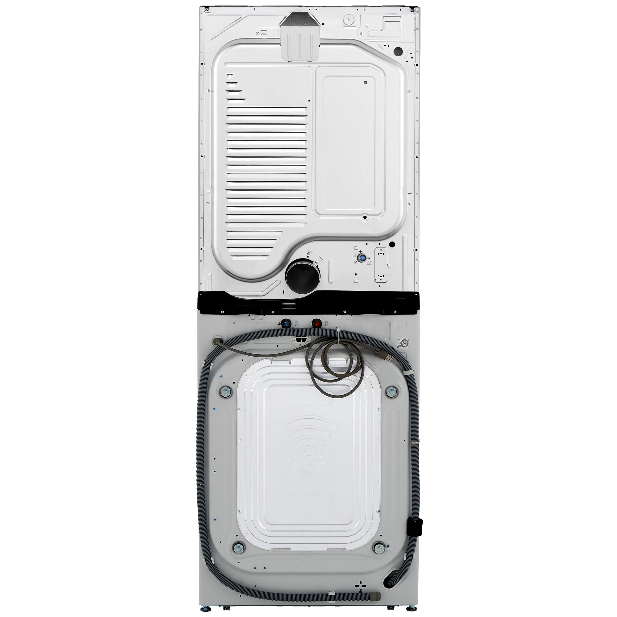 LG 27 in. WashTower with 4.5 cu. ft. Washer with 10 Wash Programs and TurboWash 360 & 7.4 cu. ft. Electric Dryer with 9 Dryer Programs, Sensor Dry & Wrinkle Care - White, White, hires