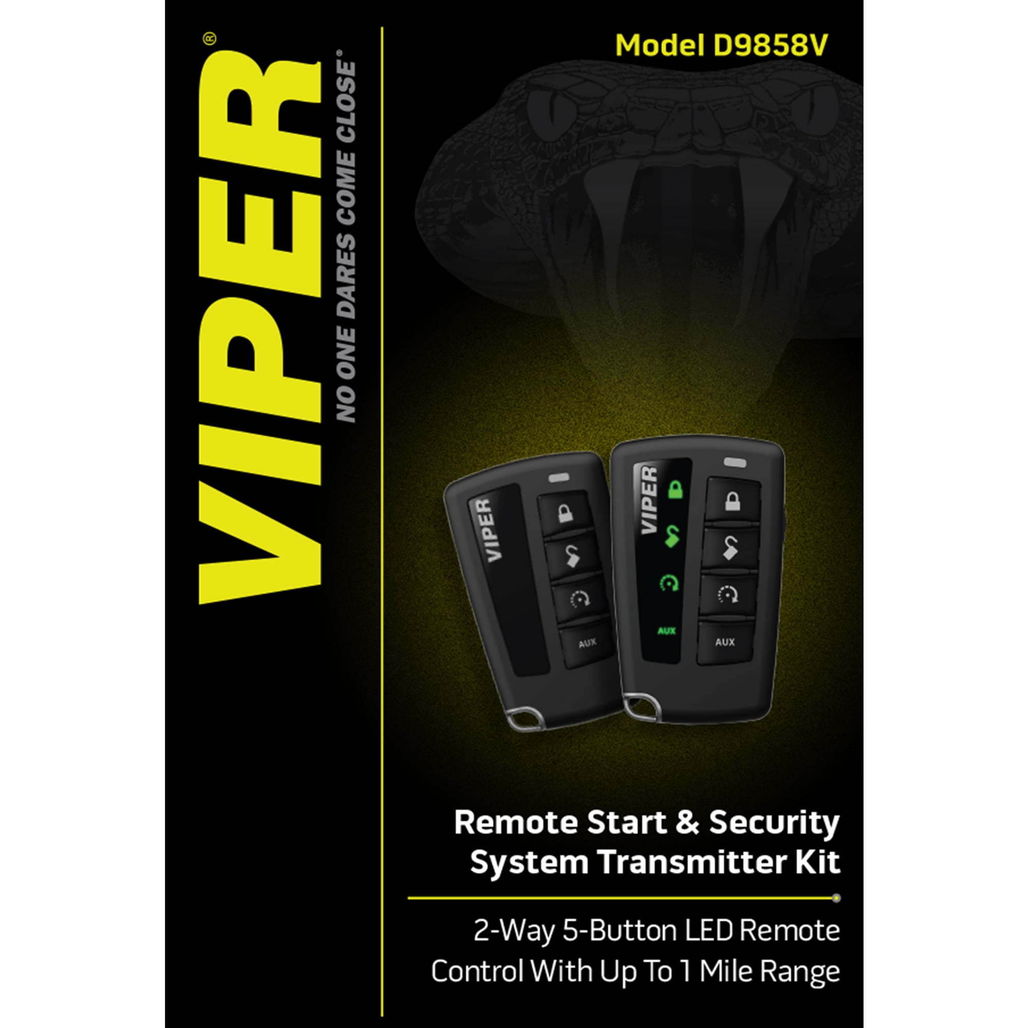 Viper Five-Button 2-Way LED RF Kit Up To 1 Mile Range, , hires