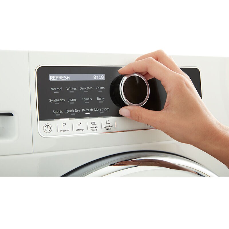 Whirlpool 24 in. 4.3 cu. ft. Ventless Electric Dryer with Delicate Cycle for Small Spaces - White, , hires