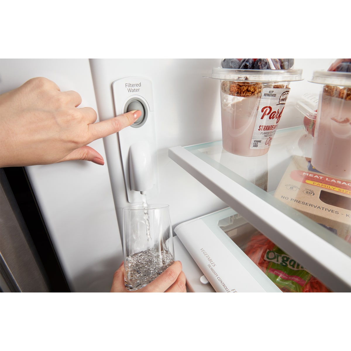 Maytag 36 in. 25.2 cu. ft. French Door Refrigerator with Internal Water Dispenser - Fingerprint Resistant Stainless Steel, , hires