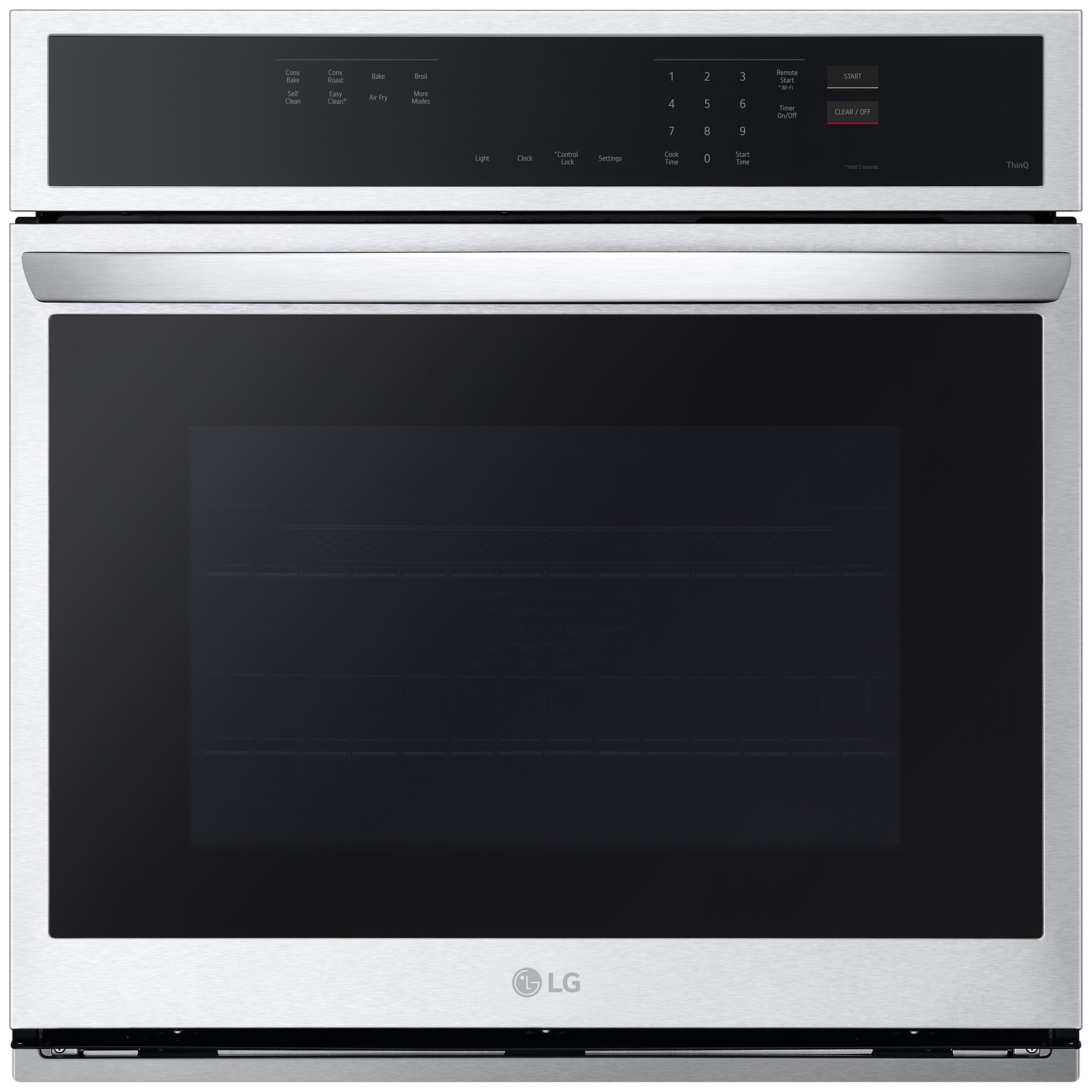 LG 30 in. 4.7 cu. ft. Smart Electric Single Wall Oven with Standard Convection - PrintProof Stainless Steel, , hires