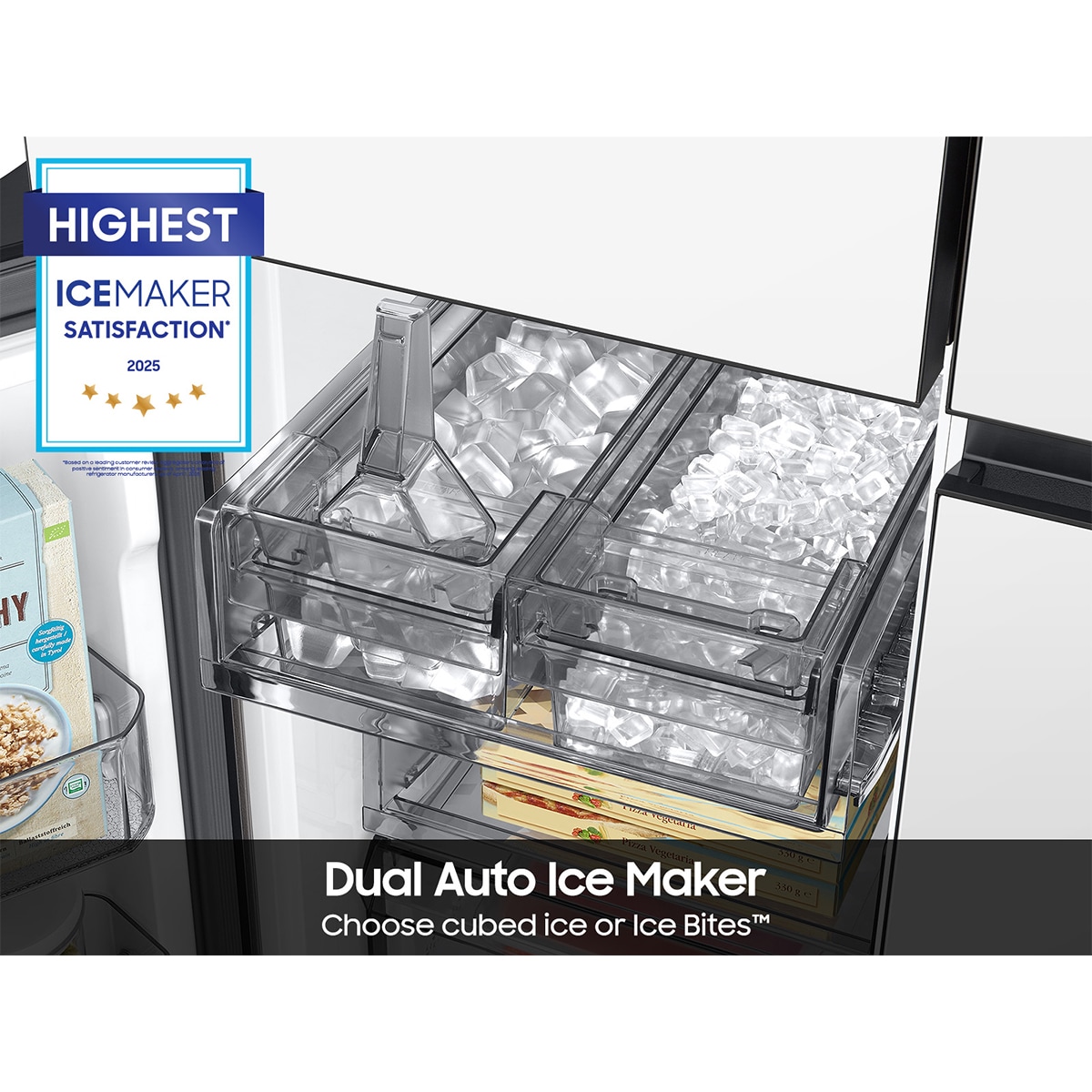 Samsung Bespoke 36 in. 28.6 cu. ft. Smart 4-Door French Door Refrigerator with Internal Water Dispenser - Samsung Bespoke Panel Ready, Samsung Bespoke Panel Ready, hires