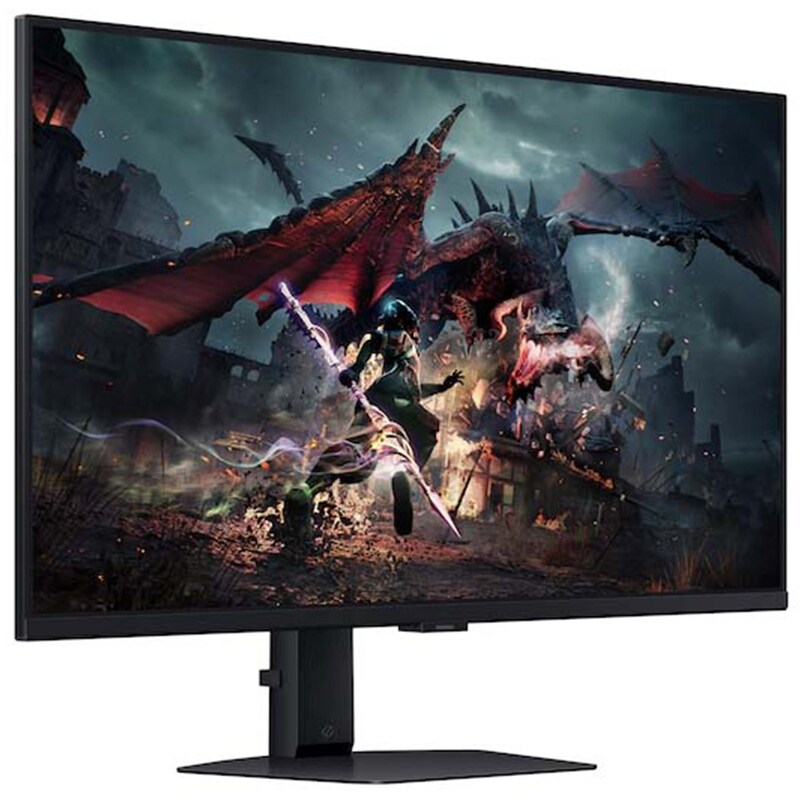 Samsung - Odyssey G50D 32" QHD IPS 180Hz 1ms AMD FreeSync Gaming Monitor with HDR 400 (DisplayPort, HDMI) - Black, , hires