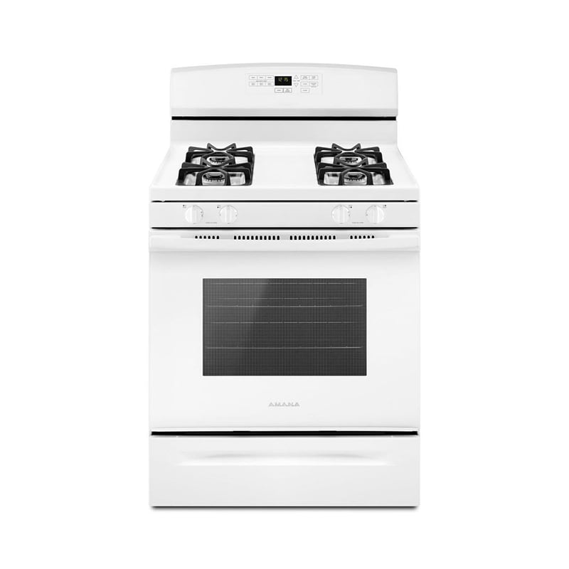 Amana 30 in. 5 cu. ft. Gas Range with 4 Sealed Burners - White, , hires