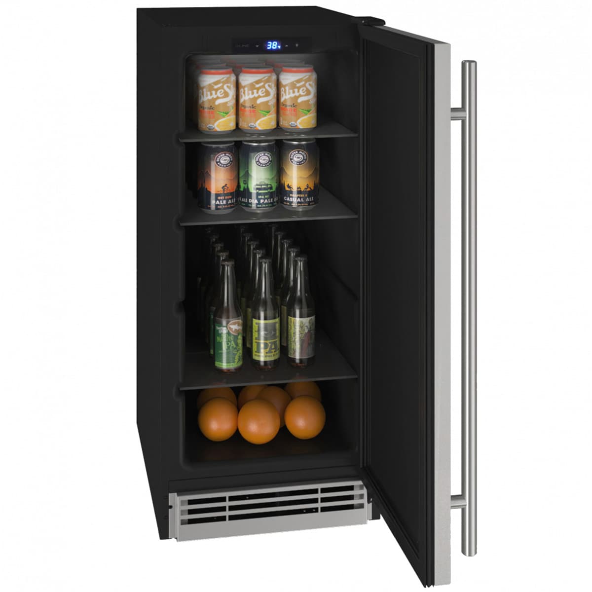 U-Line 1 Class 15 in. 3.1 cu. ft. Undercounter Refrigerator - Stainless Steel, , hires