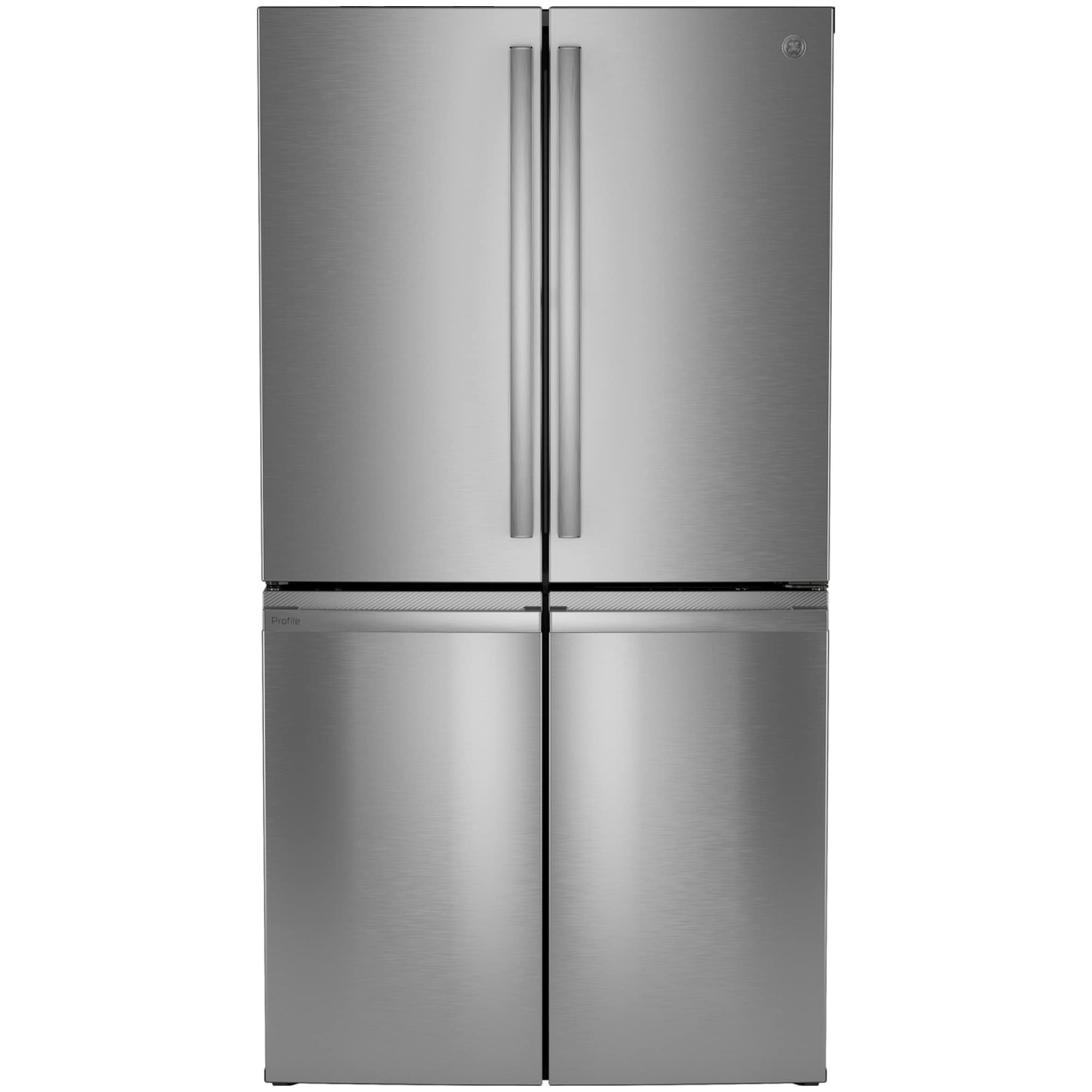 GE Profile 36 in. 28.4 cu. ft. Smart 4-Door French Door Refrigerator with Internal Water Dispenser - Fingerprint Resistant Stainless, , hires