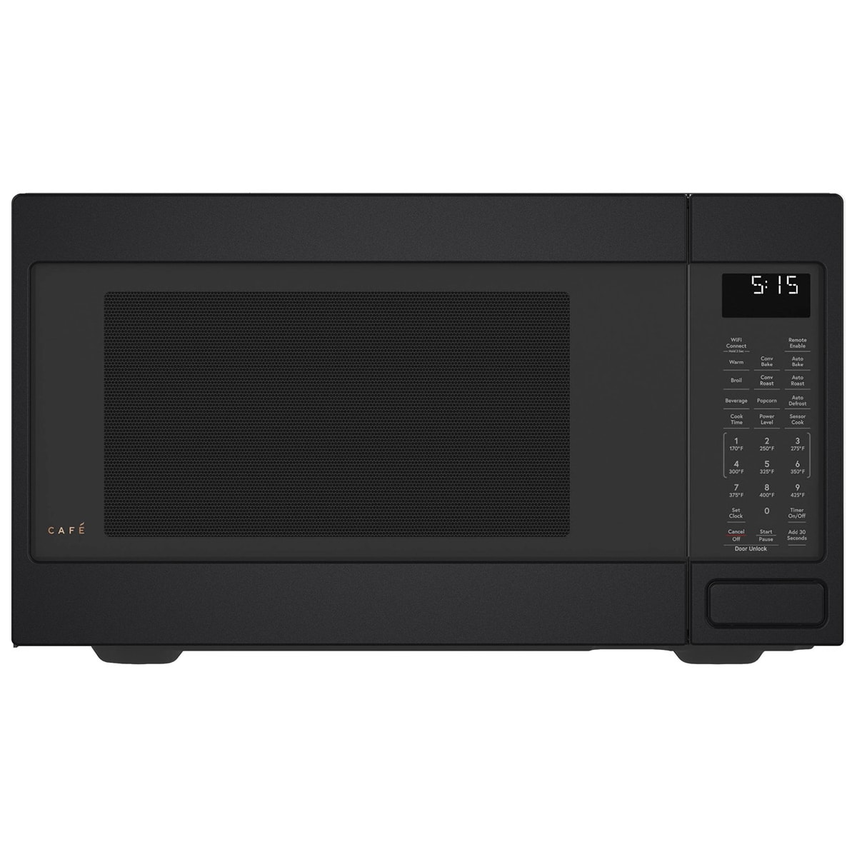 Cafe 22 in. 1.5 cu. ft. 1000W Smart Countertop Microwave with Convection & Sensor Cooking - Matte Black, , hires
