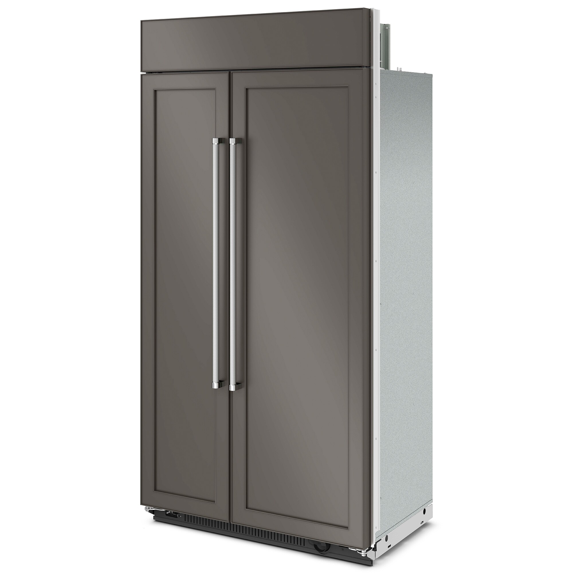 KitchenAid 42 in. 25.5 cu. ft. Built-In Counter Depth Side by Side Refrigerator with Ice Maker - Custom Panel Ready, , hires