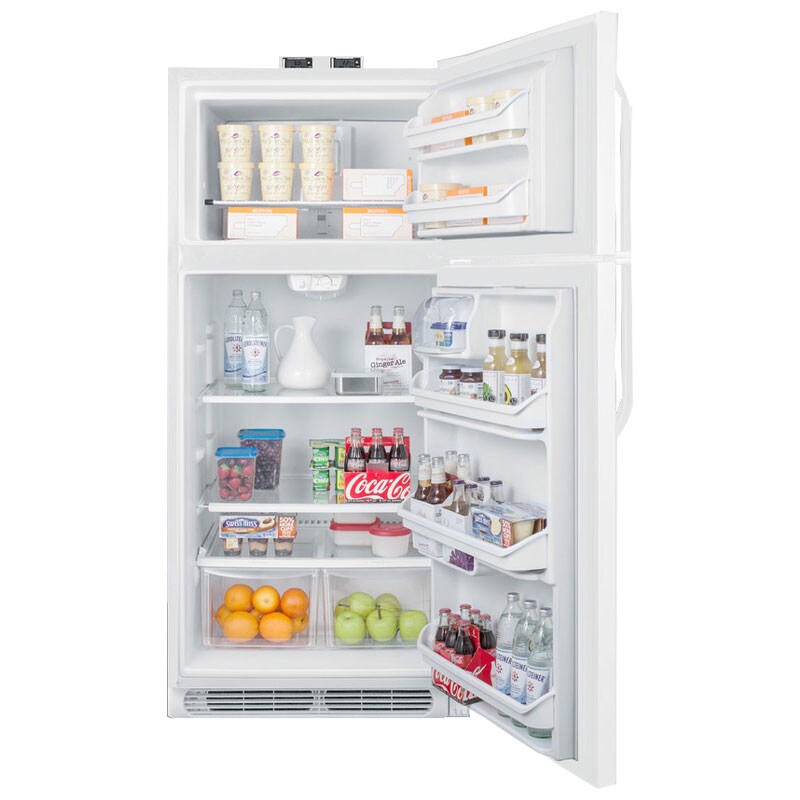 Summit 30 in. 18.0 cu. ft. Top Freezer Refrigerator - White, , hires