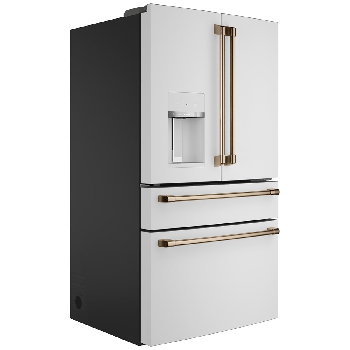 Cafe 36 in. 27.8 cu. ft. Smart 4-Door French Door Refrigerator with Ice & Water Dispenser - Matte White, Matte White, hires